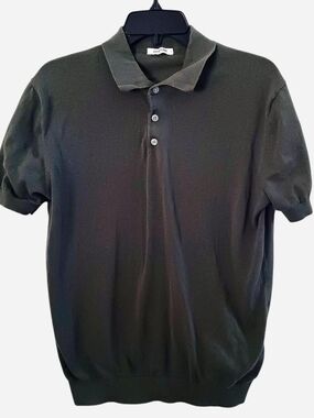 Classic Dark Green Short-Sleeve Polo by